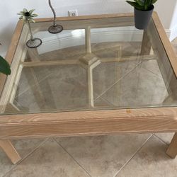 Glass Top Coffee Table