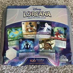 Disney Lorcana TCG: Rise Of The Floodborn - Disney 100 Collector’s Edition Gift Set NEW