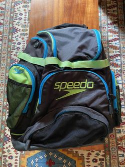 Green & Blue Speedo Swim Backpack