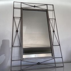 Vintage Pier 1 Imports Iron Wall Mirror