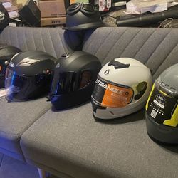 Size XL ATV & Motorcycle Helmets DOT Approved 