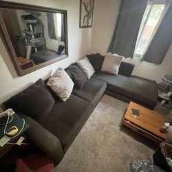 Comfy L-Shaped Sectional Couch (used)