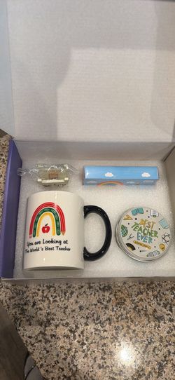 “Best teacher ever” gift set. For teacher appreciation next week
