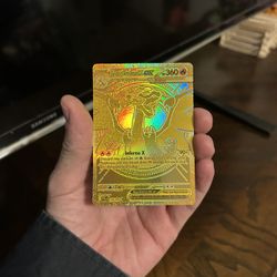 Mega Charizard EX Gold