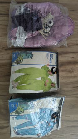 Monsters Inc Halloween costumes set