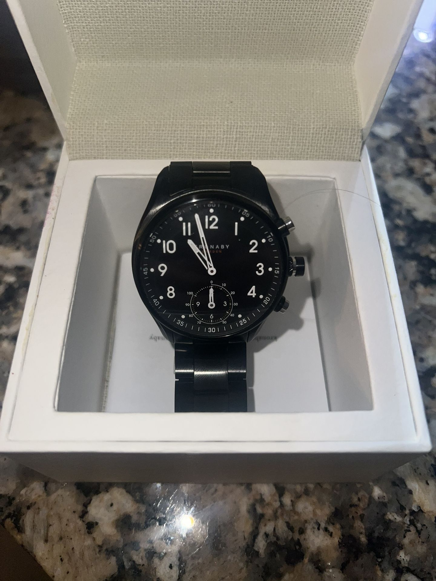 KRONABY MENS APEX BLACK 43 Watch