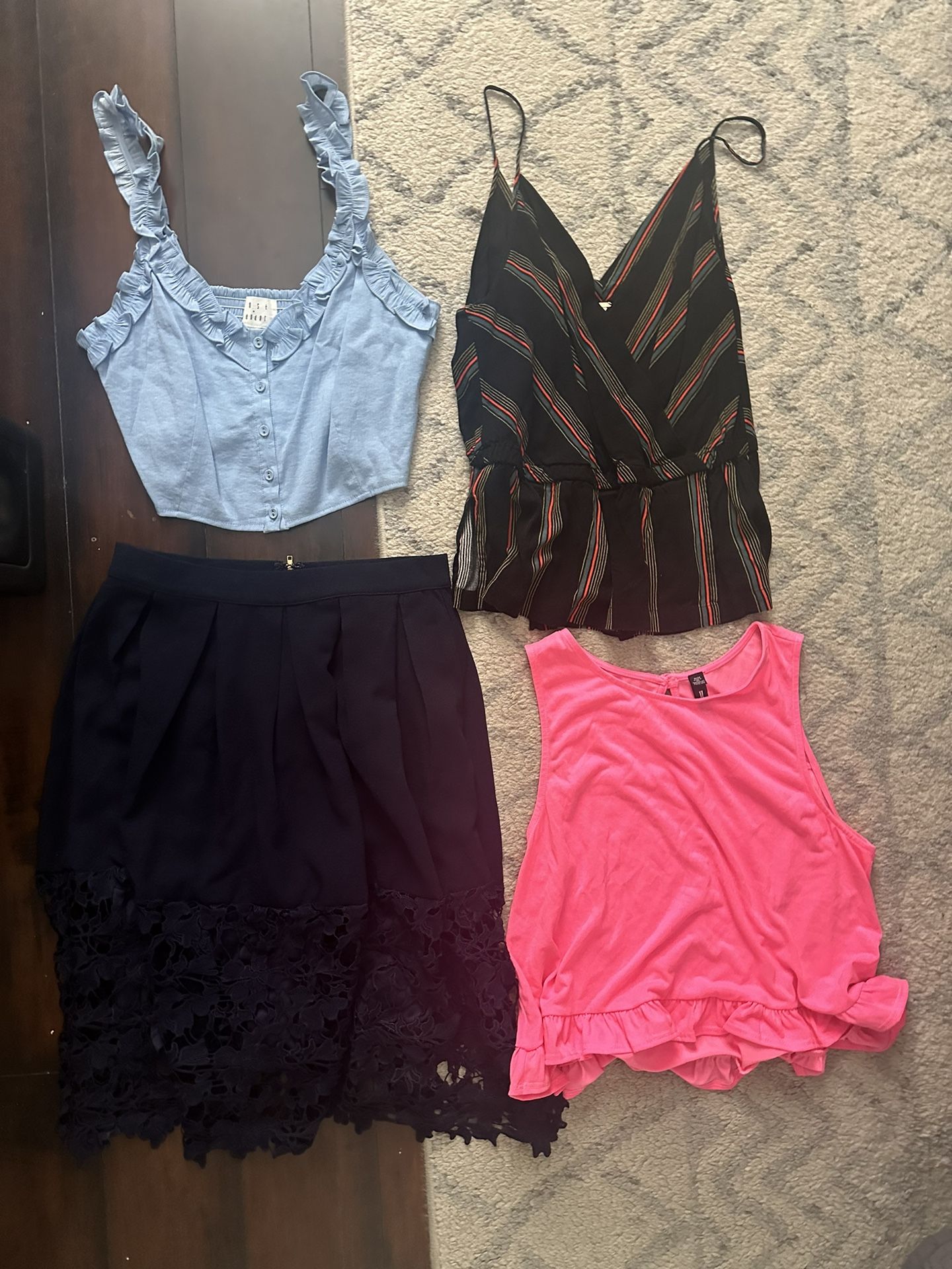 Women’s Tops And Skirt Clothing