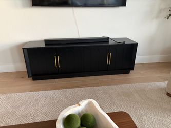 Black TV stand/console