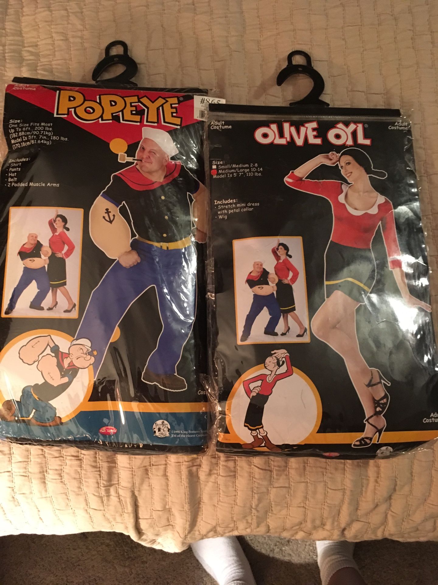 Popeye and Olive Oyl Costumes