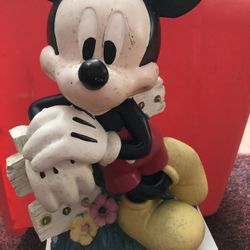Rare Mickey Mouse In The Graden 