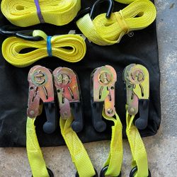 Ratchet strap Tie Down Set