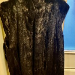Custom Made Fur Vest And Headband