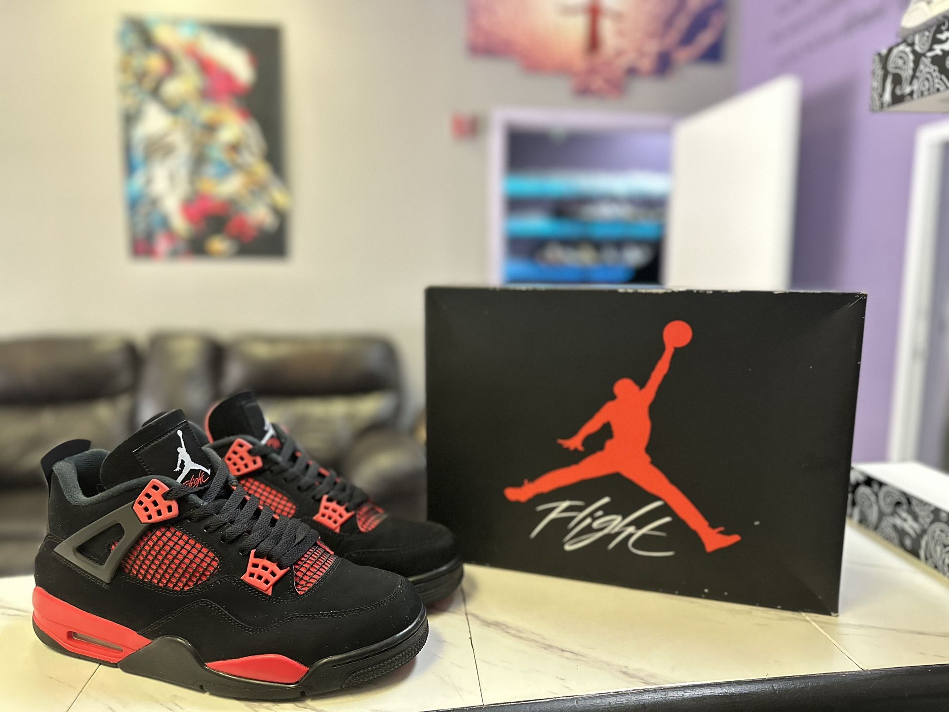 Jordan 4 Red Thunder