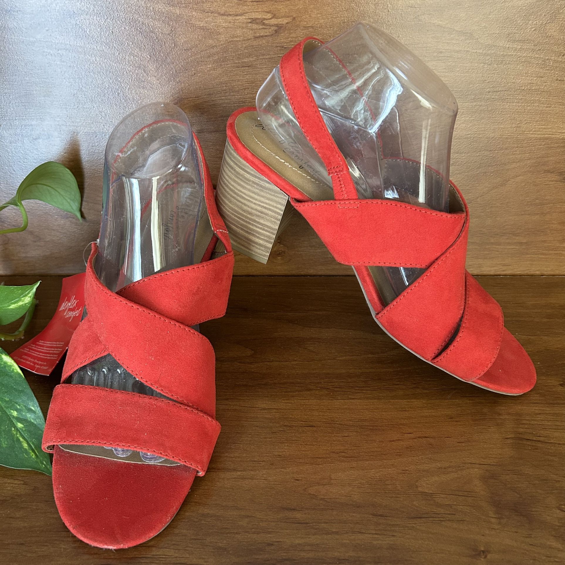 ❤️DEXFLEX Comfort • Open Toe Block Heel Sandals