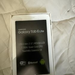 Samsung Galaxy Tab E Lite 