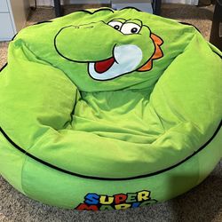 Super mario yoshi bean bag chair hotsell