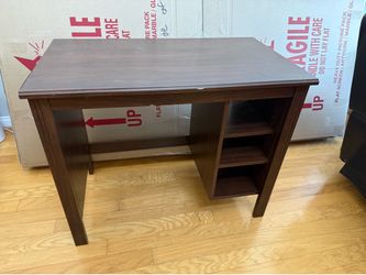 Espresso Brown Wooden Desk