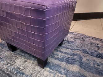  Small Purple FOOTSTOOL 