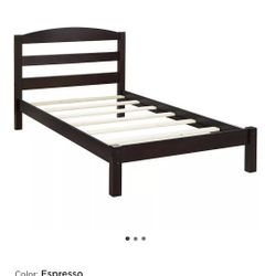 DOREL LIVING BRAYLON TWIN BED IN ESPRESSO 