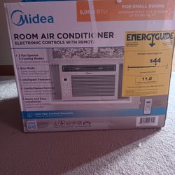 New Midea 5,000 BTU Window Air Conditioner – For Small Rooms

