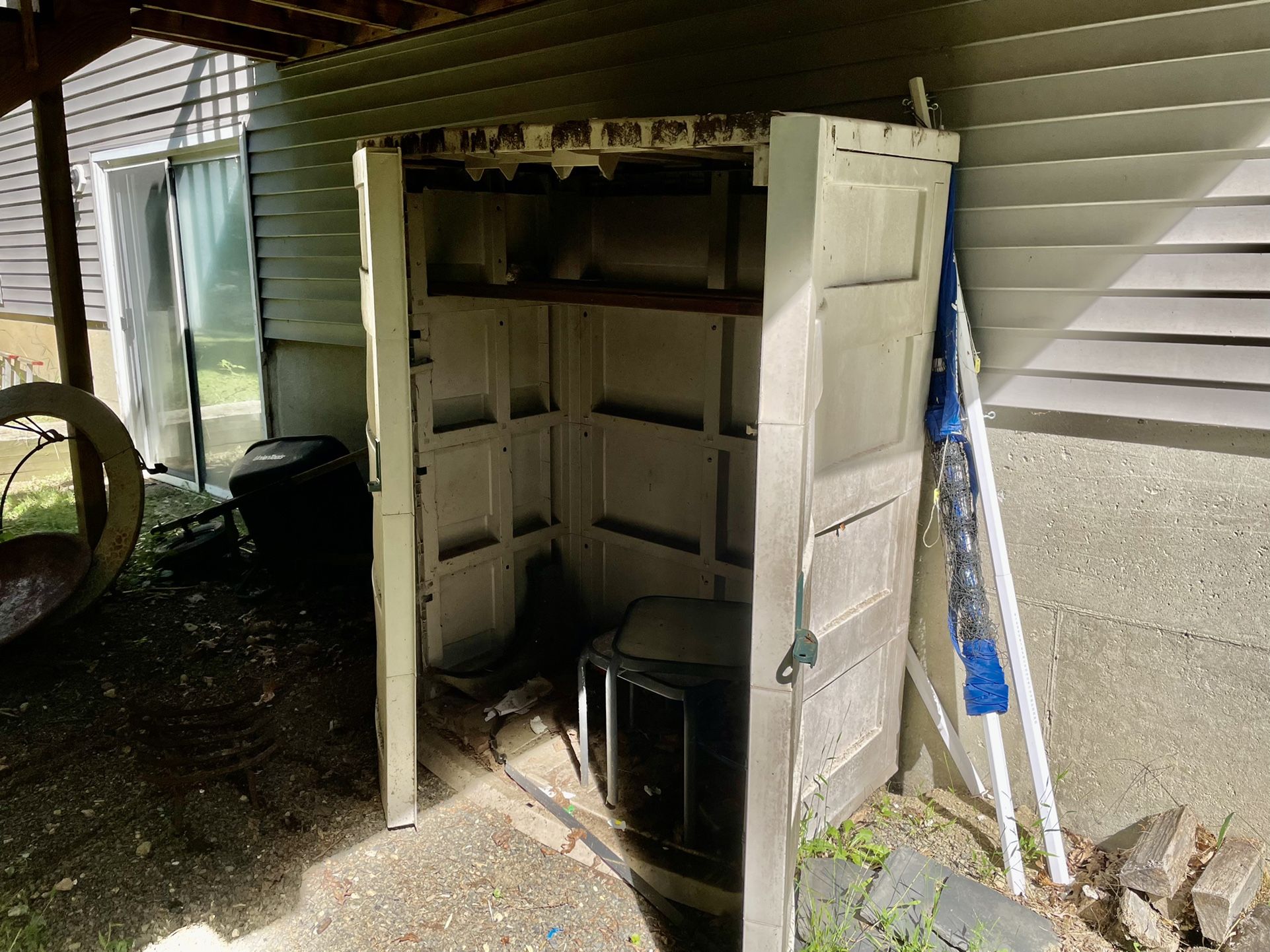 Exterior Plastic Storage Shed 