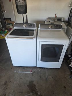 Samsung Washer And Electric Dryer Large Capacity
