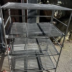 Tv Stand/metal Shelves