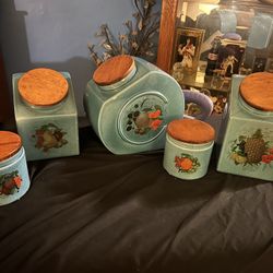Vintage Hyalyn Porcelain Containers