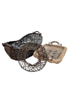 Baskets Wreath Lot 3 Woven $25 for 3