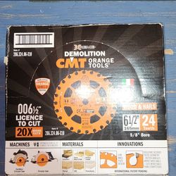 orange tools saw blades 6 1/2"