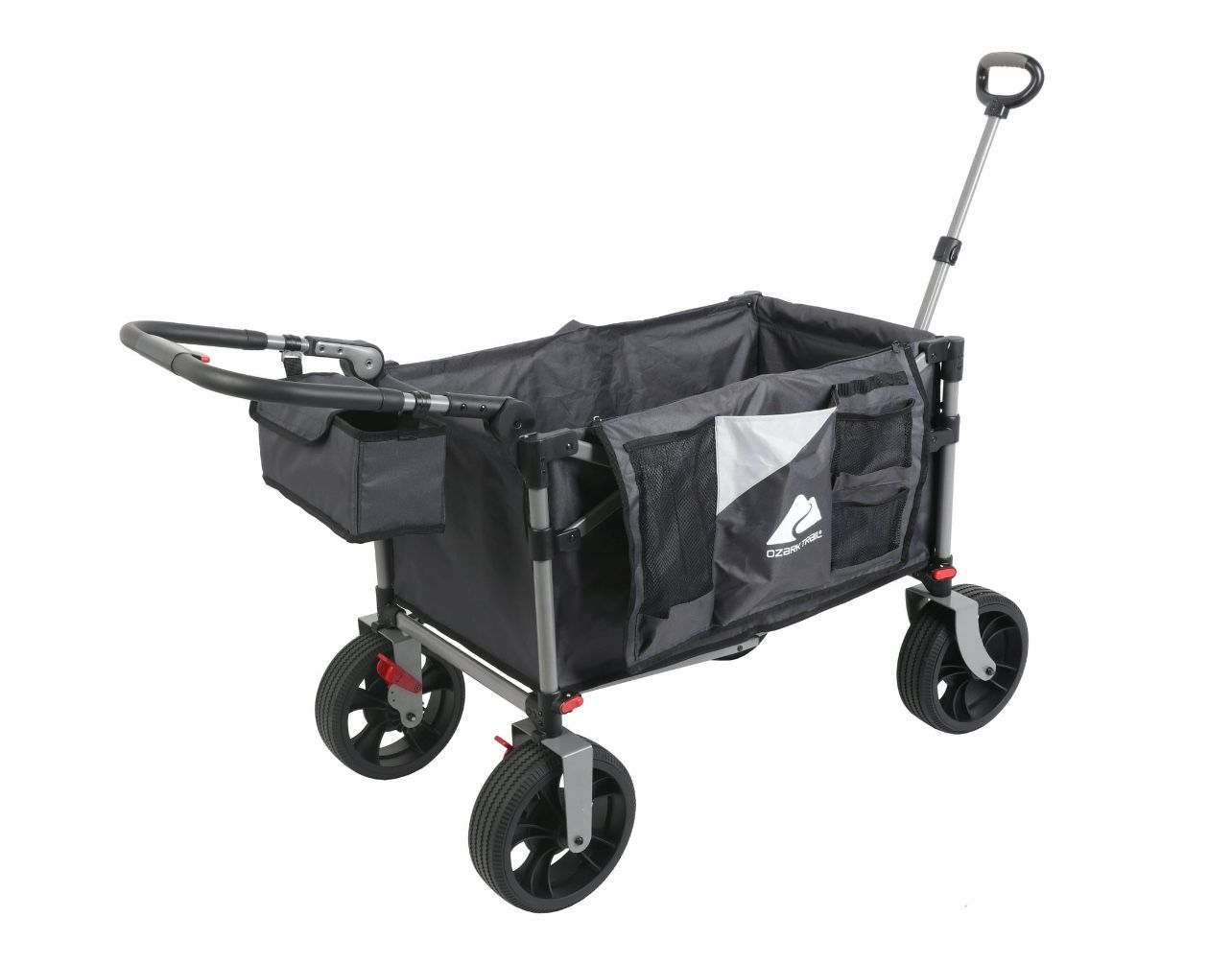Ozark Trail All Terrain Foldable Push Pull Wagon, 48" Height