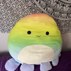 16” rainbow squid squishmallow