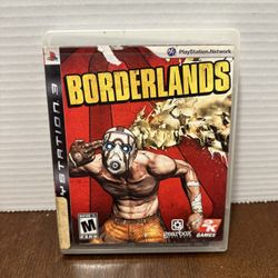 Borderlands Play Station 3 PS3 - Complete CIB VGC TESTED 