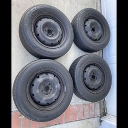 4 - 215/65r16 5x100 5x3.94 Stock Crosstrek Forester Impreza Wheels Rims Tires!!!!