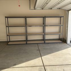 Industrial Shelving 48 in W x 18 in D Boltless Garage Storage Racks Stronger Than Homedepot Lowes And Costco Delivery Available