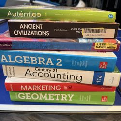 FREE High School Text Books Various Subjects 