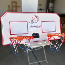 Double Basketball Hoop Arcade Game 