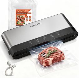 85KPa Vacuum Sealer Machine for Food, 5-in-1, Dry & Moist Modes, 20 BPA-Free Bags, SJ2085