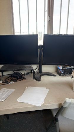 Asus dual monitor set up