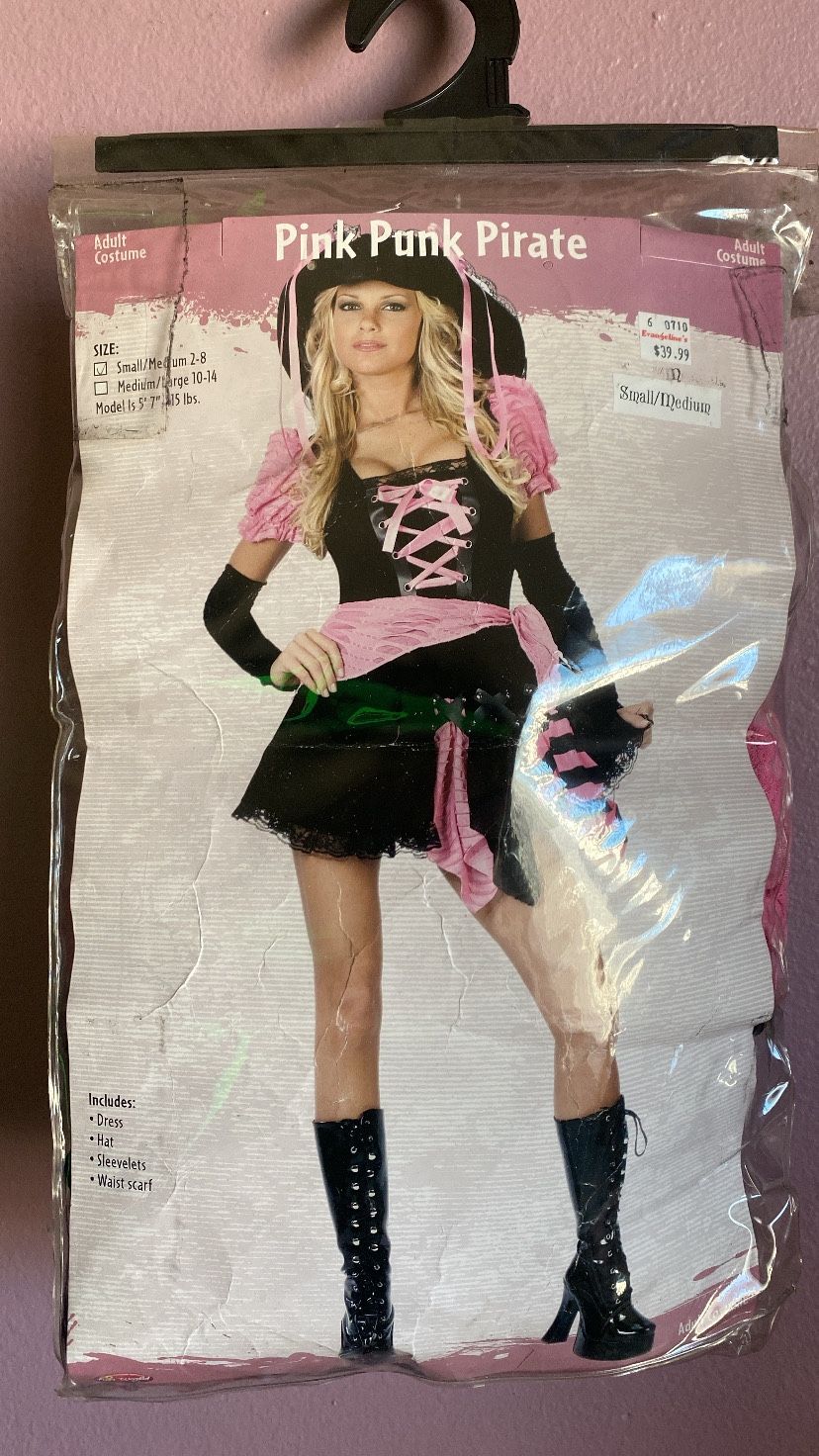 Pink Punk Pirate Costume