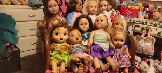 Dolls For Sale Different Prices In Good Shape