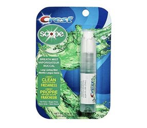 Crest Scope | Un paquete de 1 espray de menta para el aliento.🎁 Crest Scope | One pack of mint breath spray.