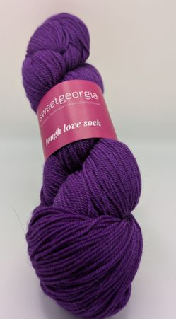 Sweet Georgia Tough Love Sock Yarn - Grape Jelly