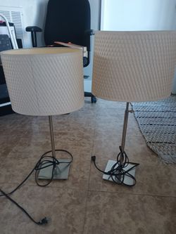 Set Of IKEA Adjustable Height Lamps