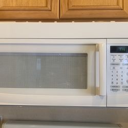 Microwave , New Installed But Changing To Stainless Steel 30 “ By 16””
