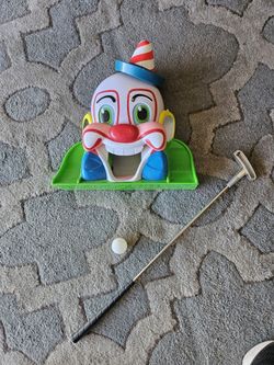 Clown Face Golf Set