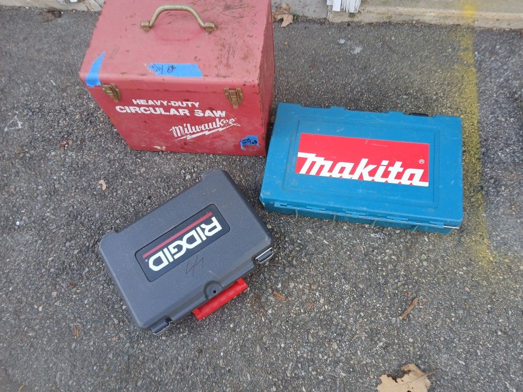 Empty Power Tool Cases N Bags Hard/soft