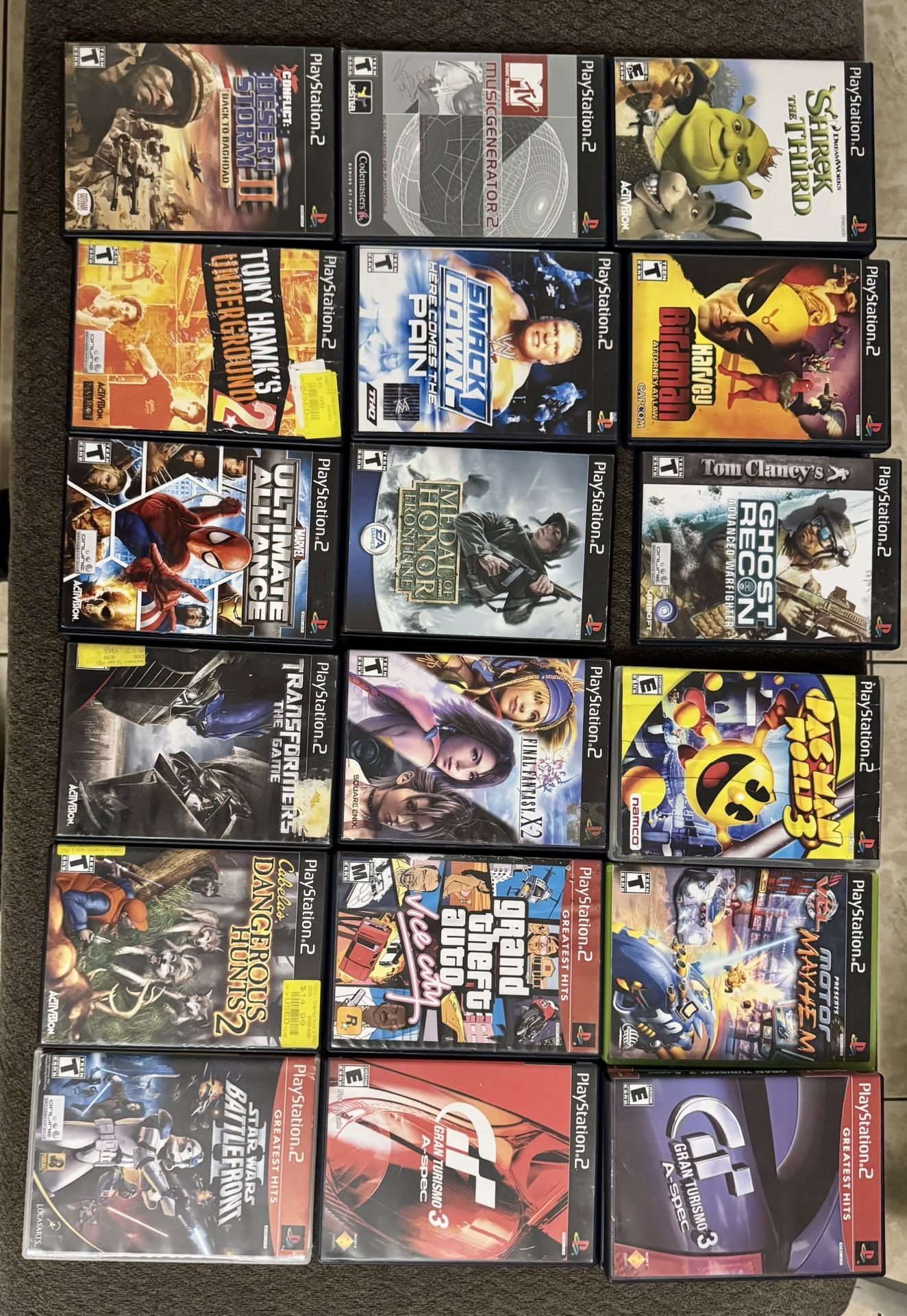 PS2 Games โ from $10 to $25
