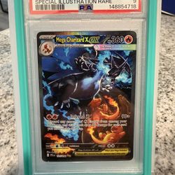 Mega Charizard EX SIR PSA 9 Phantasmal Flames 