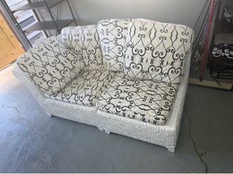 Wicker couch